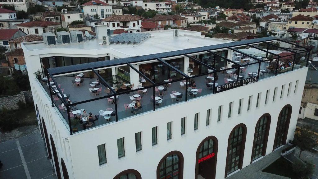 Portik Hotel Berat Esterno foto